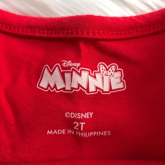 Disney Minnie Mouse Jersey Chiffon Polka Dot Dress - Picture 5 of 6